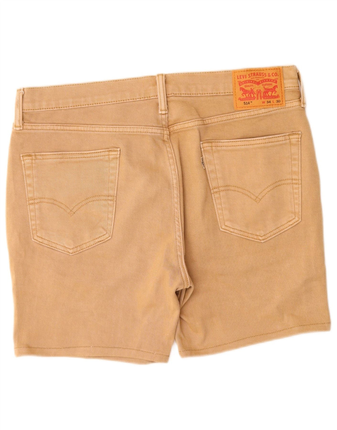 Ανδρικό τζιν σορτς Levi's 514 W34 μεγάλο μπεζ βαμβακερό