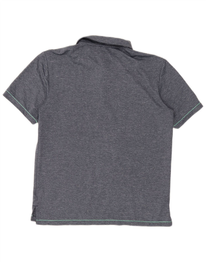 Ανδρικό πουκάμισο Adidas Golf Polo Μικρό Μπλε Πολυεστέρας