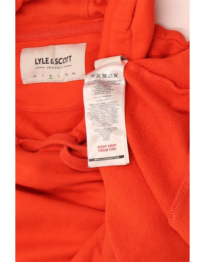 Lyle & Scott Ανδρικό Hoodie Jumper Μεσαίο πορτοκαλί βαμβάκι