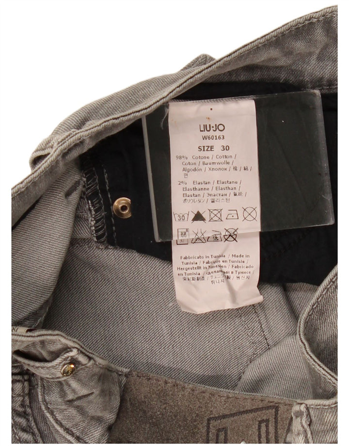 Liu Jo Γυναικείο Slim Jeans W30 L30 Γκρι βαμβακερό