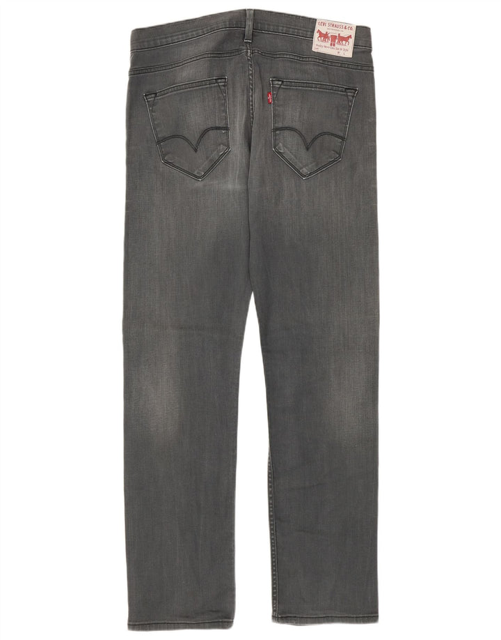 Ανδρικό τζιν ίσιο Levi's W36 L34 Γκρι βαμβακερό