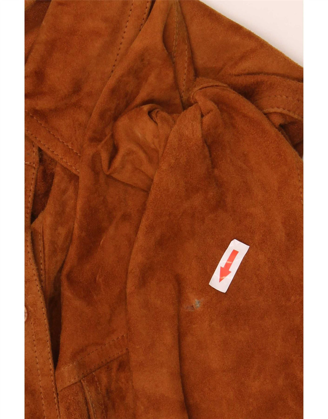 Vintage γυναικείο πουκάμισο Suede IT 42 Μεσαίο καφέ