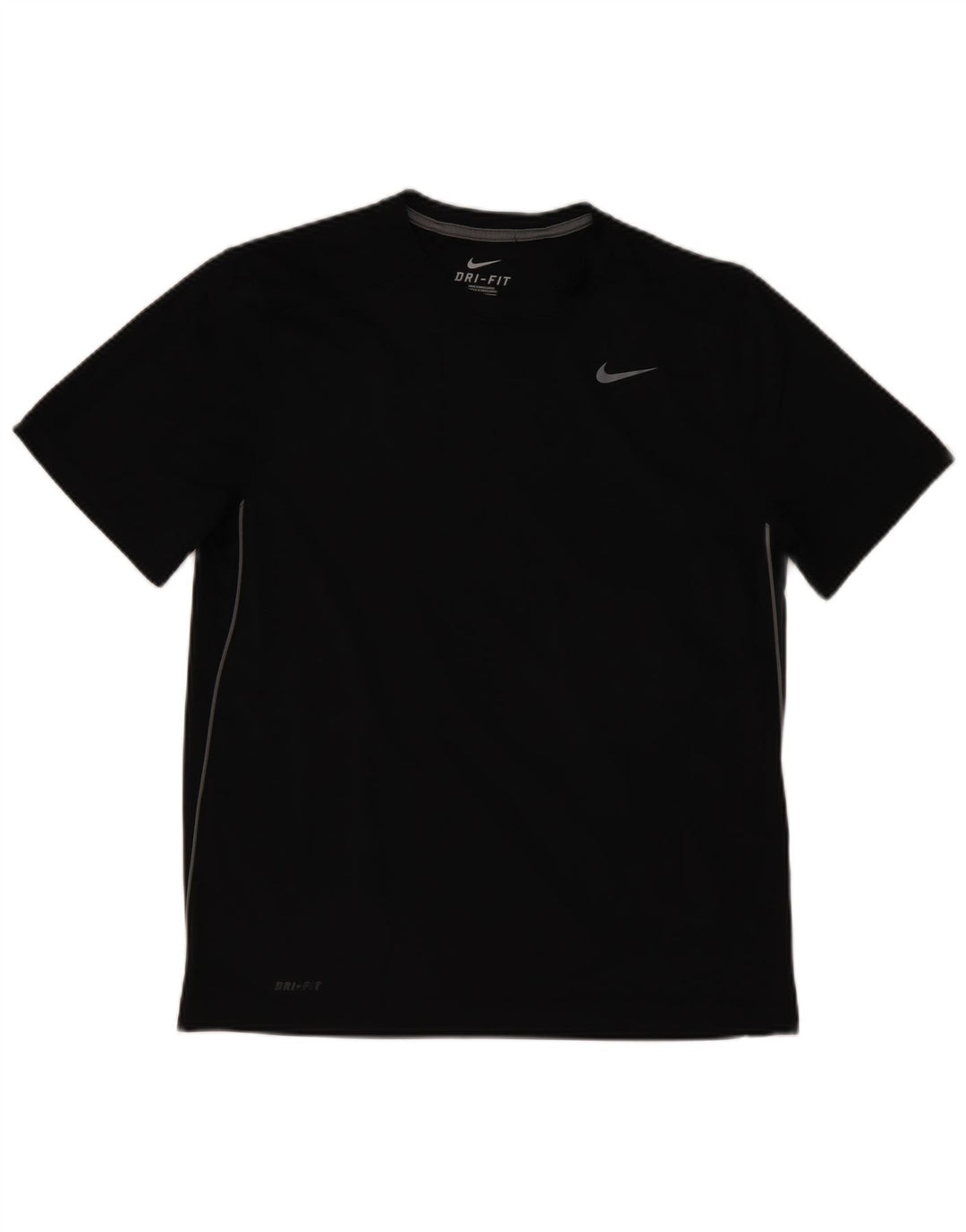 Ανδρικό T-Shirt NIKE Dri Fit Top Large Μαύρο Πολυεστέρας