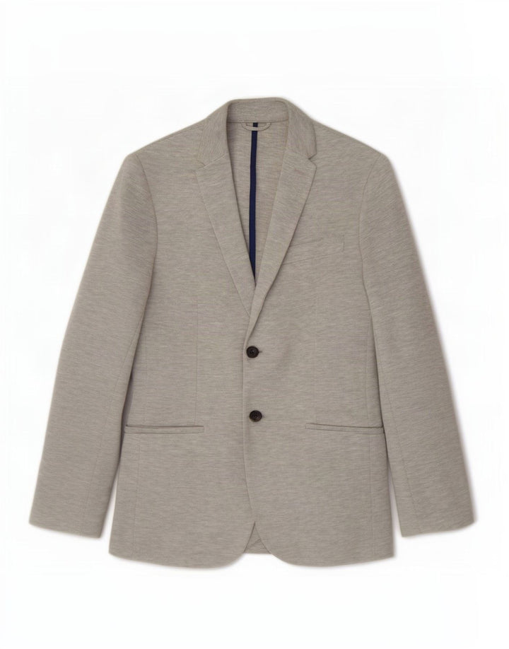Zara Ανδρικό μπουφάν blazer 2 κουμπιών UK 36 Small Grey Flecked