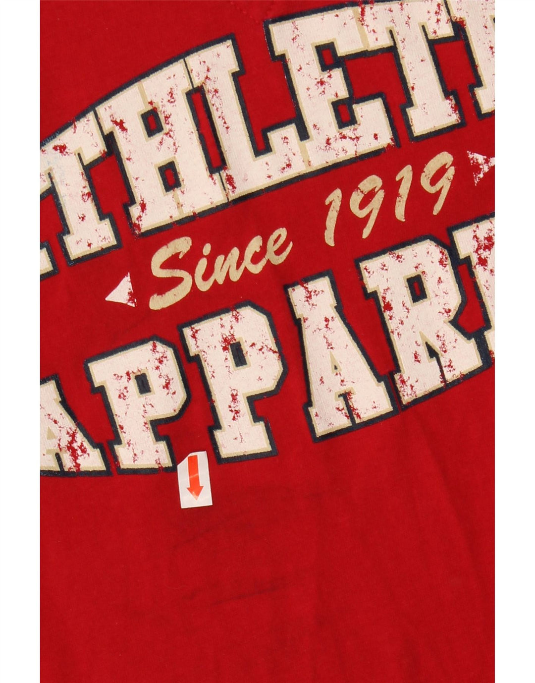 CHAMPION Γυναικείο Μυϊκό Μυϊκό T-Shirt Top UK 14 Medium Red Colourblock