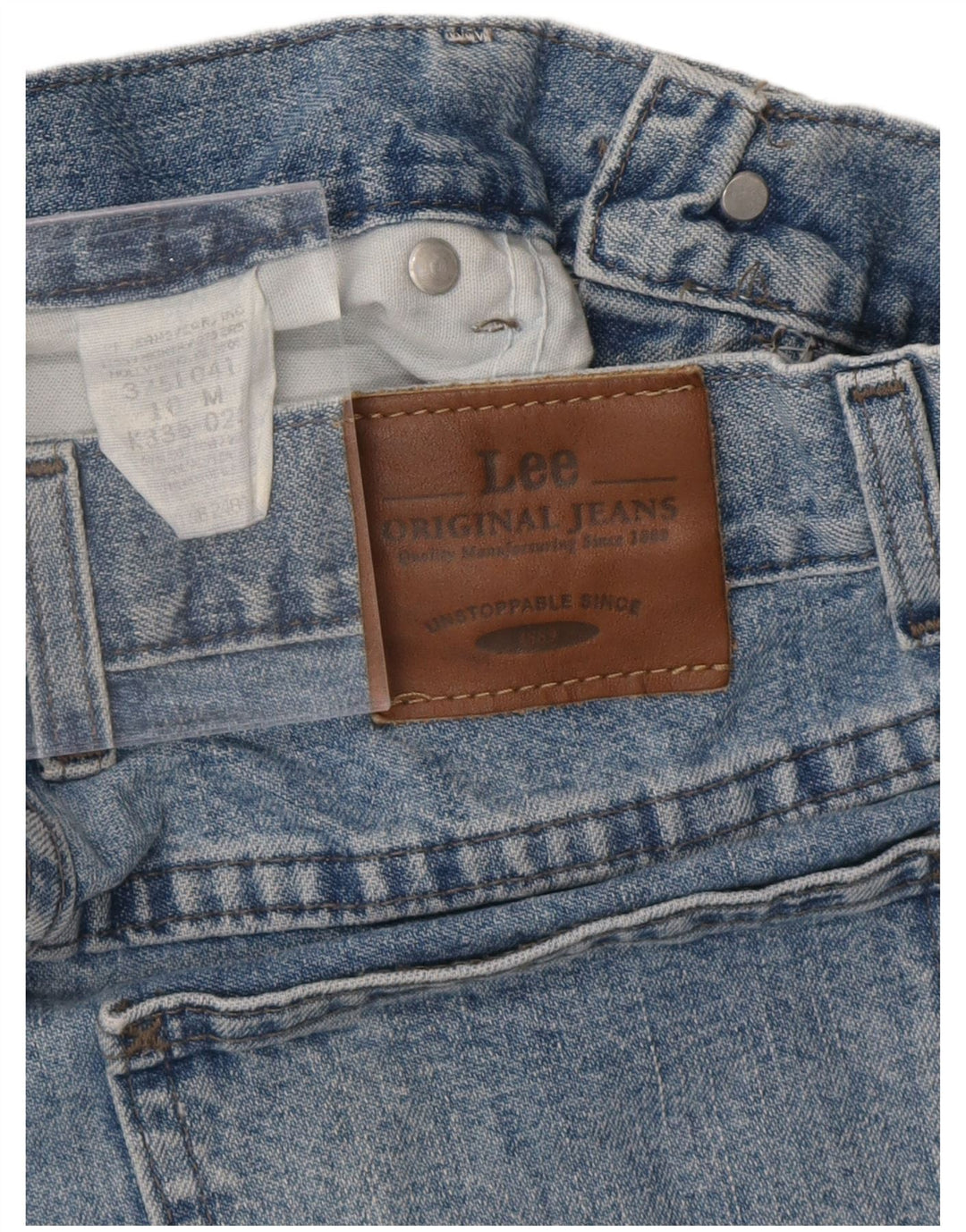 Γυναικείο ψηλόμεσο τζιν σορτς Lee US 10 Large W27 Blue Classic