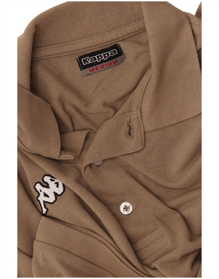 Ανδρικό μπλουζάκι πόλο Kappa σε μεσαίο καφέ