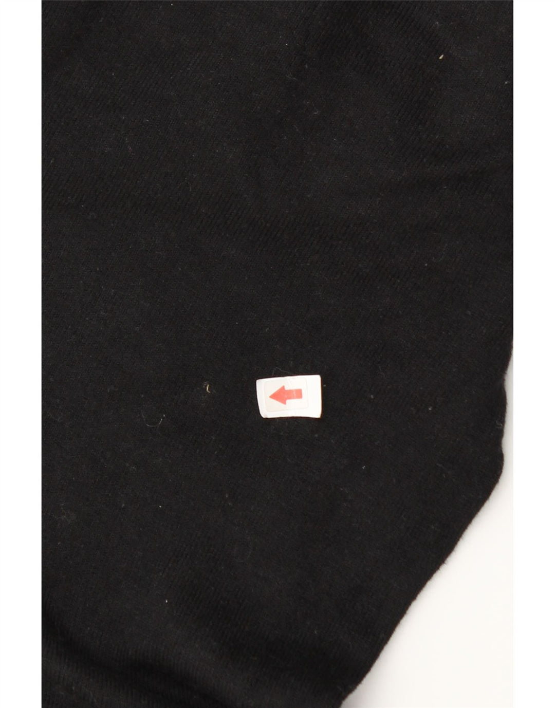 Zara Γυναικείο πουλόβερ με V λαιμόκοψη UK 12 Medium Black Rayon