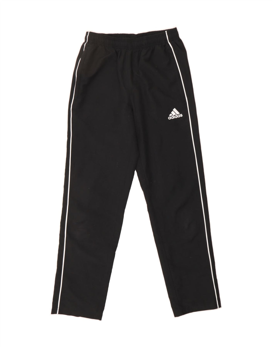 ADIDAS Boys Tracksuit Trousers 13-14 Years  Black Polyester Vintage Adidas and Second-Hand Adidas from Messina Hembry 