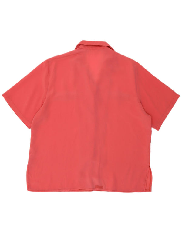 Vintage γυναικεία κοντομάνικη μπλούζα UK 16 Large Pink