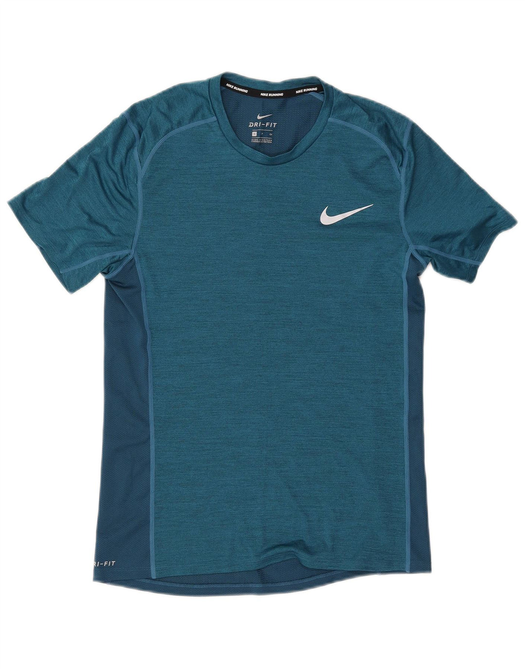 Ανδρικό μπλουζάκι Nike Dri Fit Top Small Blue Colorblock Polyester