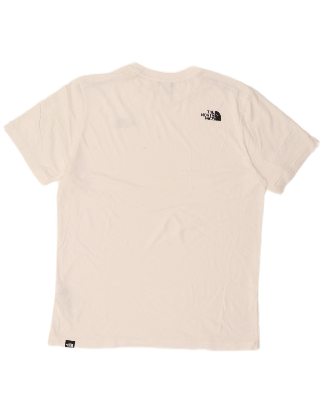 Ανδρικό T-Shirt North Face Top μεγάλο λευκό βαμβακερό