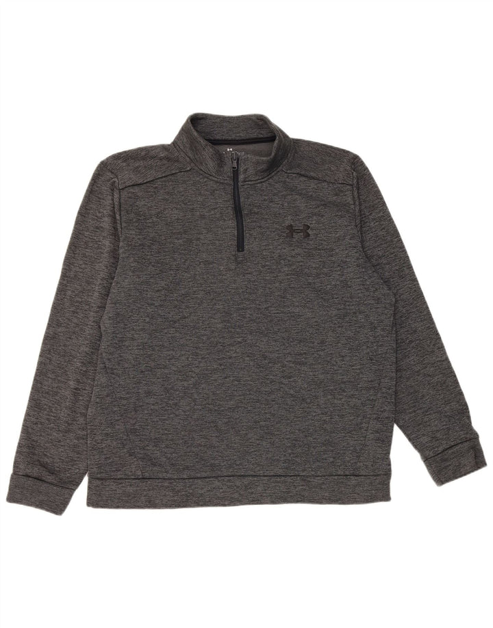Under Armour Ανδρικό φούτερ με φερμουάρ Jumper XL με γκρι φλύκταινα πολυεστέρα