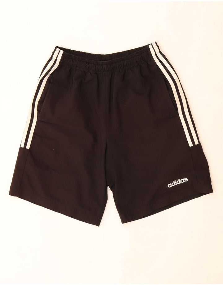 Ανδρικό αθλητικό σορτς Adidas Μικρό μαύρο πολυεστέρα
