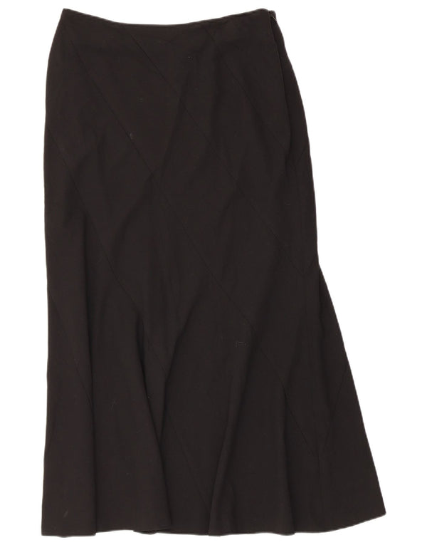 Marks & Spencer Γυναικεία Ψηλόμεση Midi Φούστα UK 12 Medium W30 Μαύρη