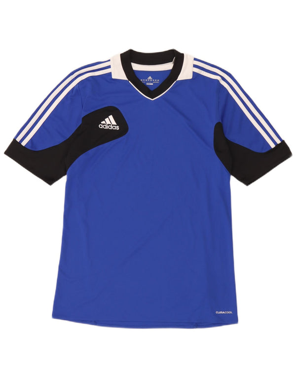 Ανδρικό T-Shirt Adidas Climacool Top UK 40/42 Medium Blue Colourblock