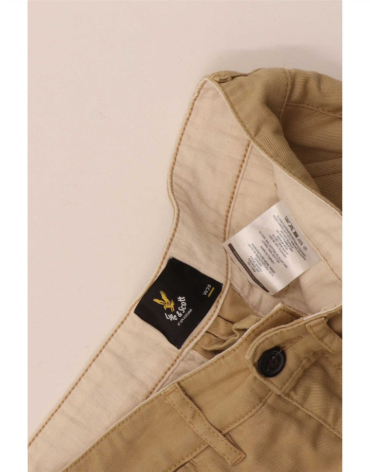 Ανδρικό σορτς Chino Lyle & Scott W30 Βαμβακερό μεσαίο μπεζ
