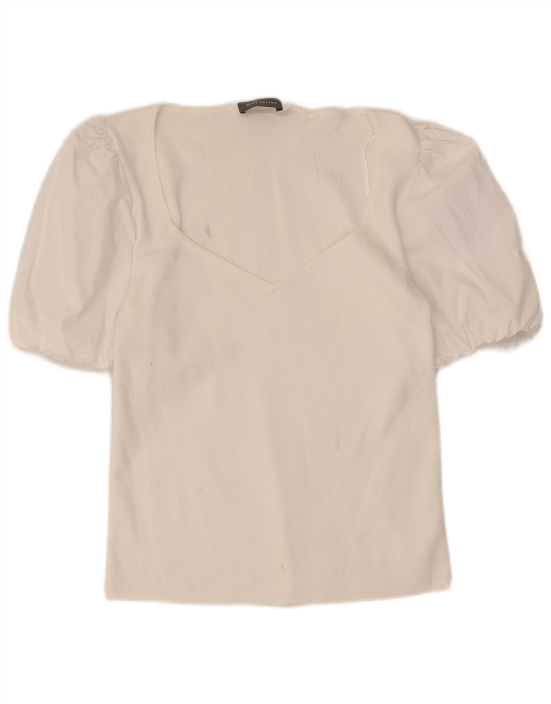 Γυναικεία μπλούζα MINT VELVET Top UK 12 Medium White Modal