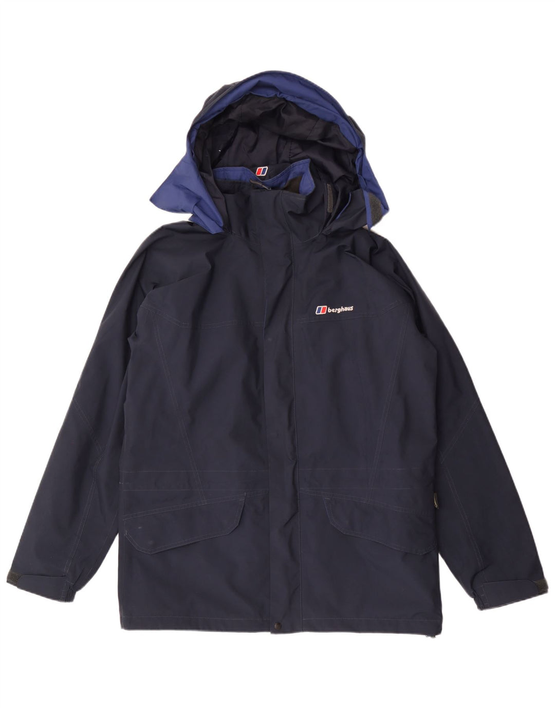 Berghaus Ανδρικό μπουφάν βροχής με κουκούλα UK 38 Medium Navy Blue Polyester