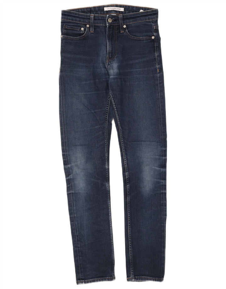 Calvin Klein Ανδρικό Slim Jeans W28 L32 Μπλε βαμβακερό