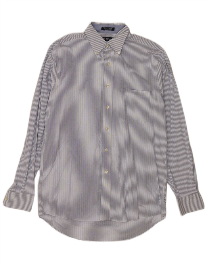 Chaps Ανδρικό πουκάμισο Classic Fit Μέγεθος 34/35 15-15 1/2 μεσαίο μπλε ριγέ