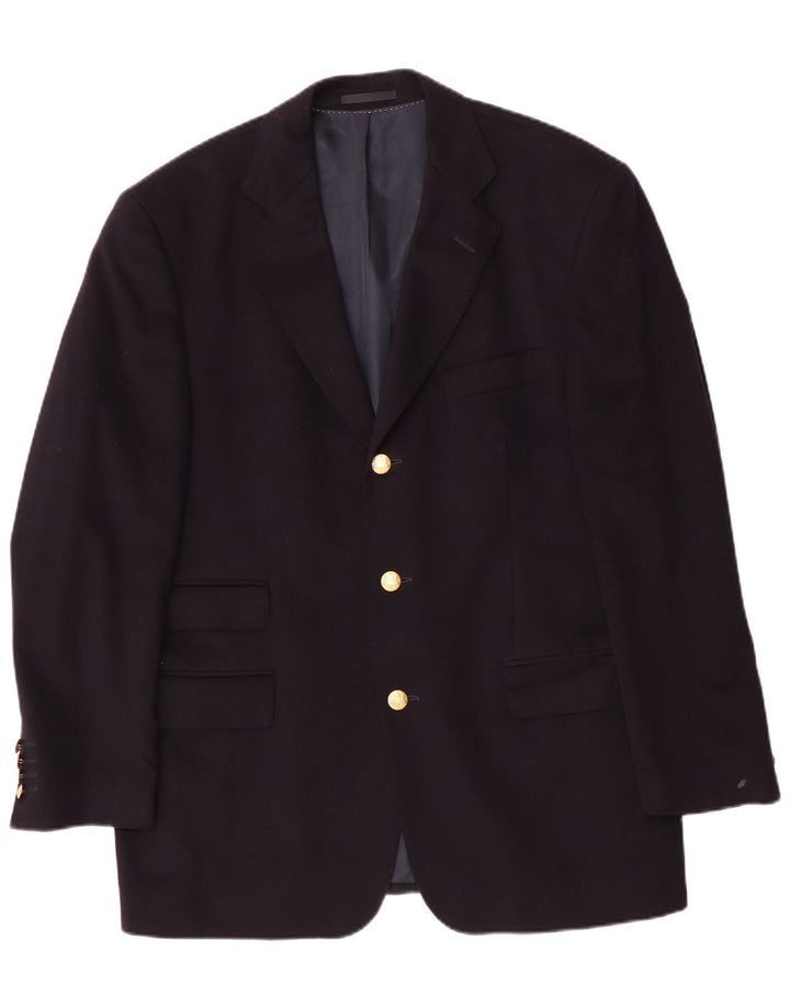 Daniels & Korff Ανδρικό σακάκι με 3 κουμπιά μπλέιζερ IT 50 μεγάλο μπλε κασμίρ