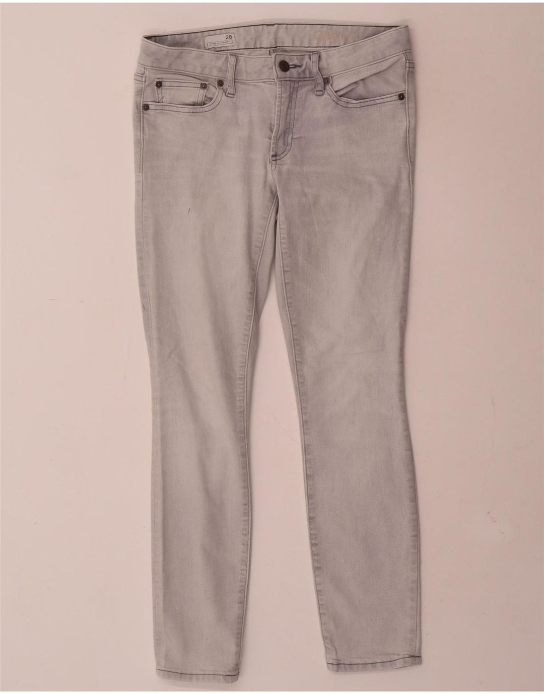 Gap Γυναικείο Skinny Jeans W28 L28 Γκρι βαμβακερό