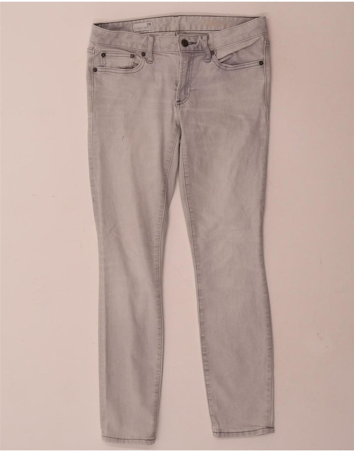 Gap Γυναικείο Skinny Jeans W28 L28 Γκρι βαμβακερό