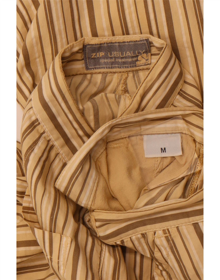 VINTAGE Ανδρικό σορτς Chino Medium W32 Μπεζ ριγέ βαμβακερό