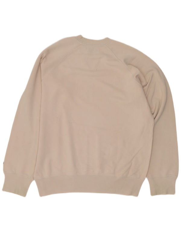 Gas Mens Graphic Sweatshirt Jumper Medium Off White Cotton