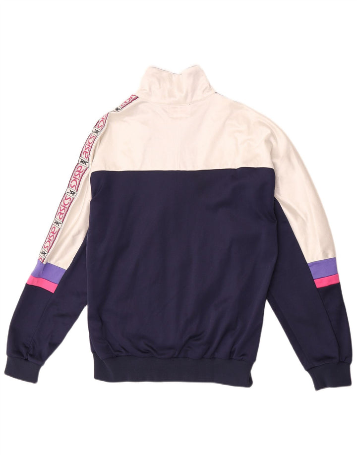 Ανδρική αθλητική φόρμα γραφικών Asics Top Jacket IT 50 Medium White Colourblock