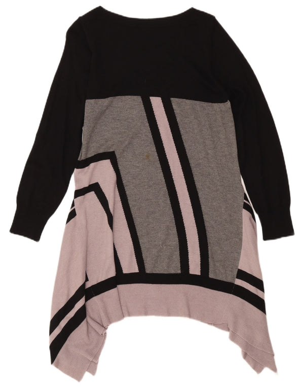 Γυναικείο πλεκτό φόρεμα Marks & Spencer UK 14 Medium Pink Colourblock
