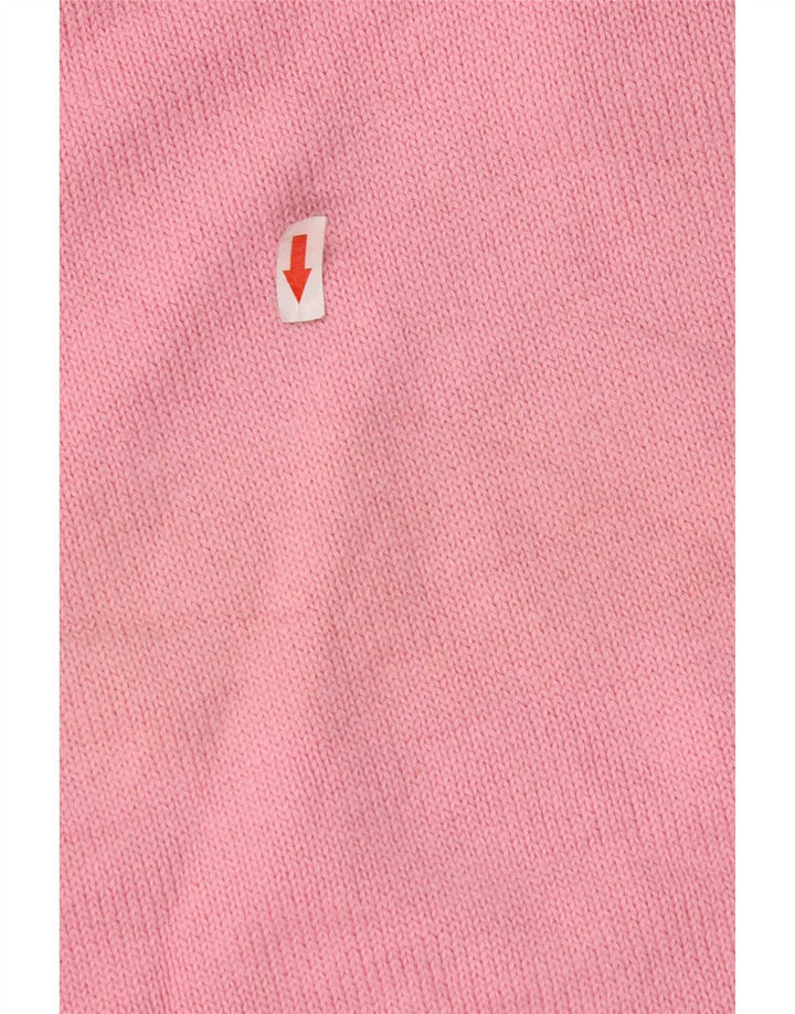 Ανδρικό πουλόβερ Marks & Spencer Blue Harbor Crew Neck Jumper Μεγάλο Ροζ