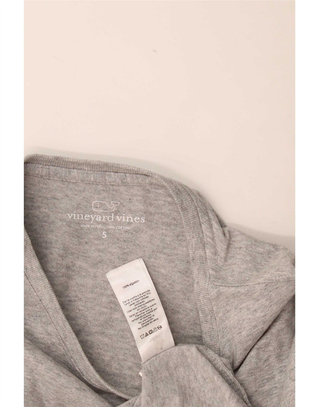 Vineyard Vines Γυναικείο γραφικό μακρυμάνικο UK 10 Small Grey Flecked