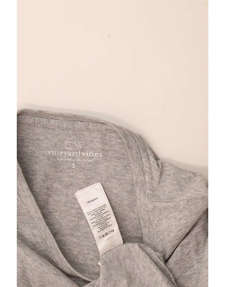 Vineyard Vines Γυναικείο γραφικό μακρυμάνικο UK 10 Small Grey Flecked