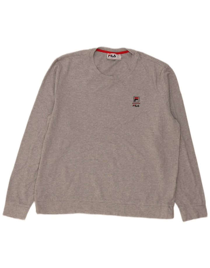 Ανδρικό φούτερ Fila Jumper XL Γκρι βαμβακερό