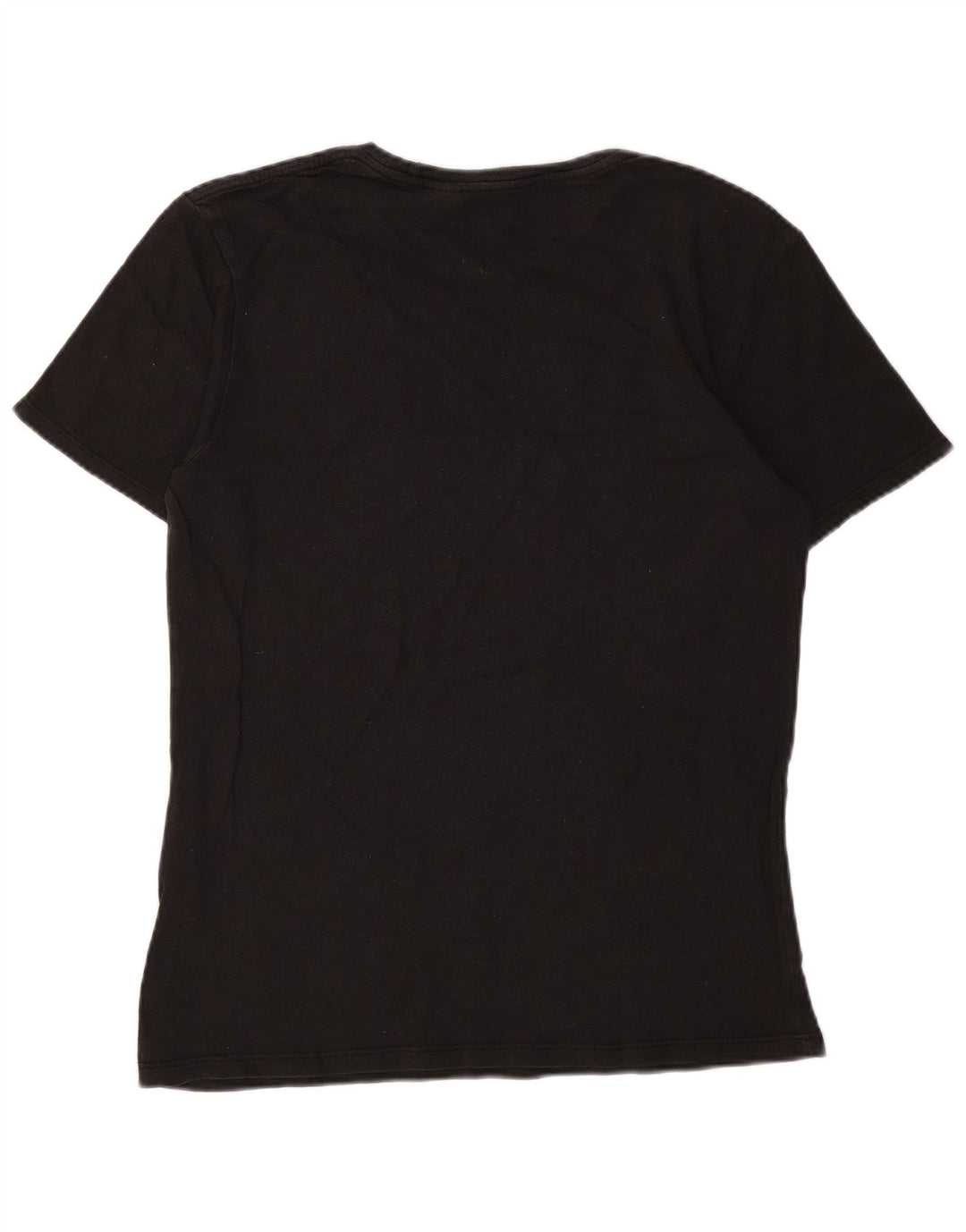 LEVI'S Womens Graphic T-Shirt Top UK 14 Medium Black Cotton