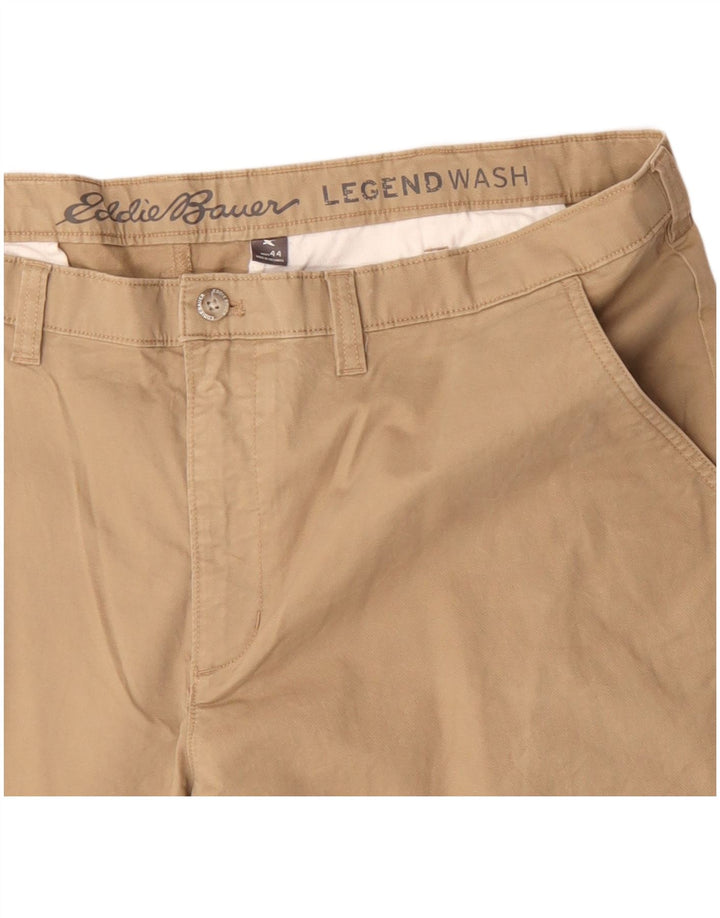 Eddie Bauer Ανδρικό λεπτό σορτς Chino W44 2XL Μπεζ βαμβακερό