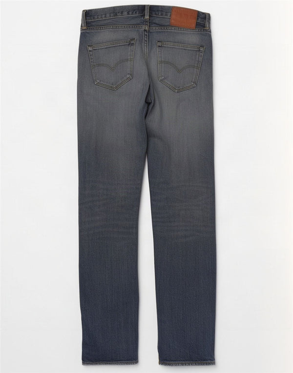 Levi's Mens 501 Distressed Straight Jeans W30 L34 Μπλε βαμβακερό