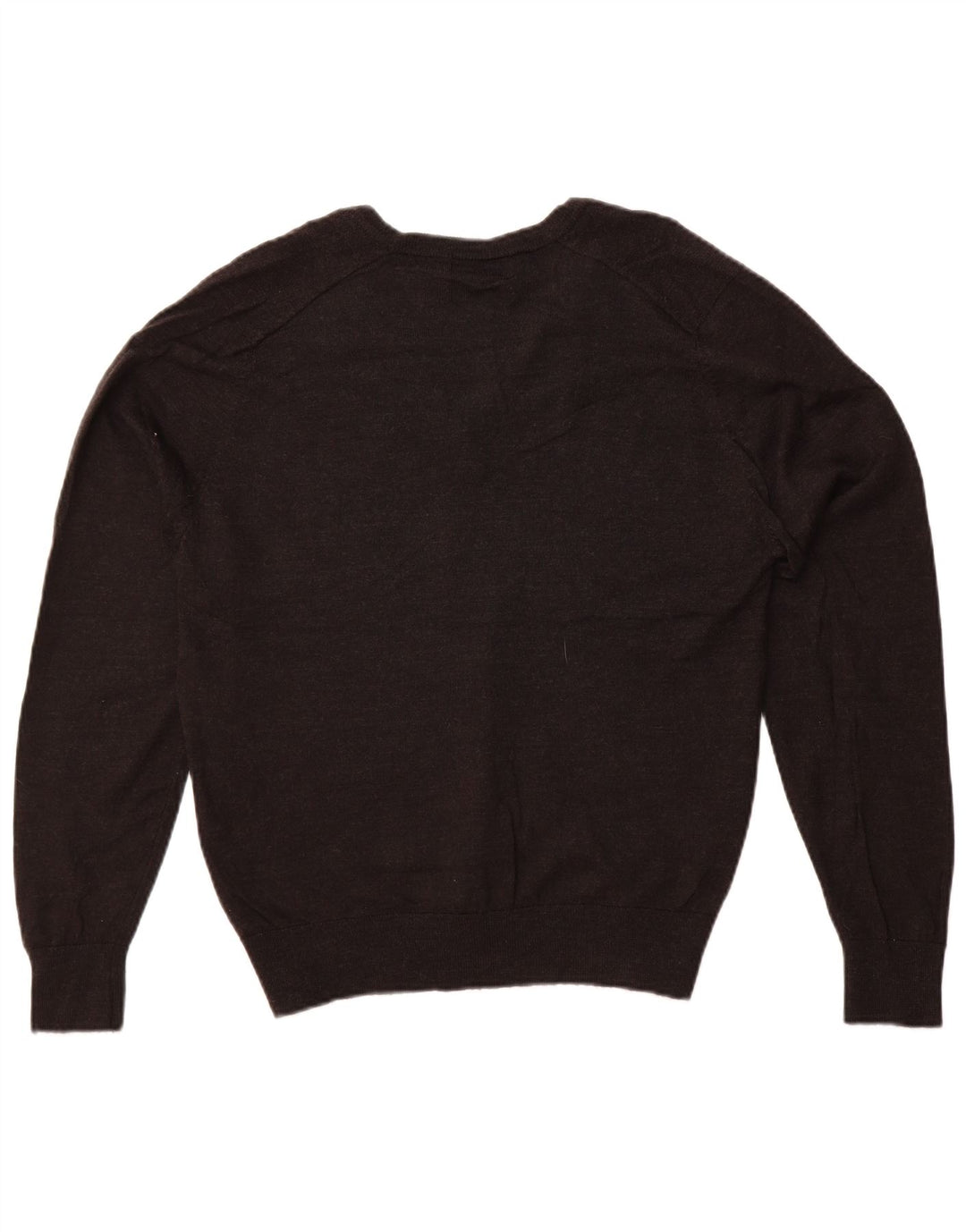 Marks & Spencer Γυναικείο πουλόβερ αυτόγραφο με V λαιμόκοψη UK 16 Large Grey