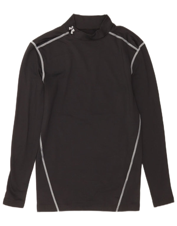 Under Armour Γυναικείο Cold Gear Μακρυμάνικο UK 12 Μεσαίο Μαύρο Πολυεστέρας