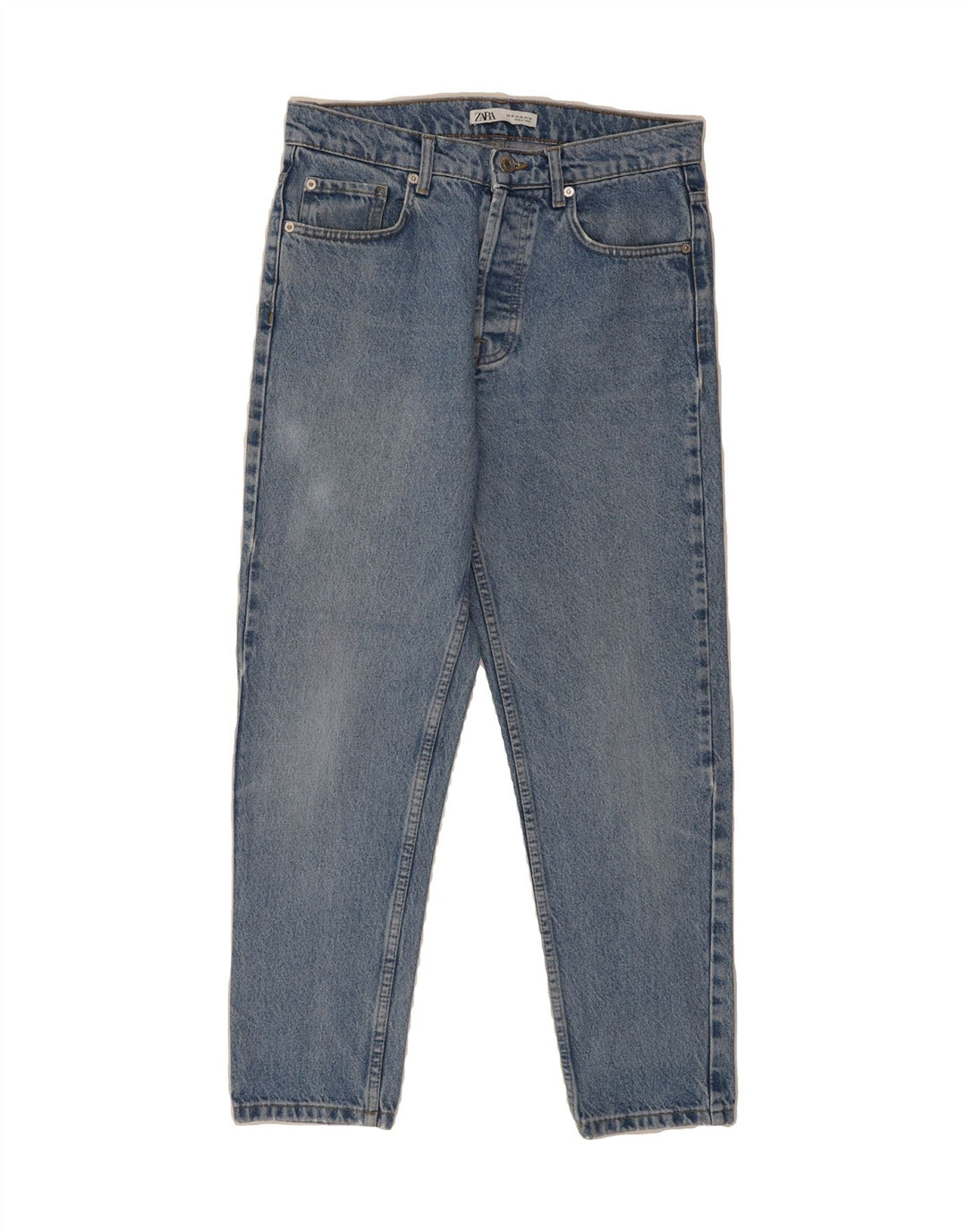 ZARA Womens Slim Jeans EU 38 Medium W30 L27 Blue Cotton Vintage Zara and Second-Hand Zara from Messina Hembry 
