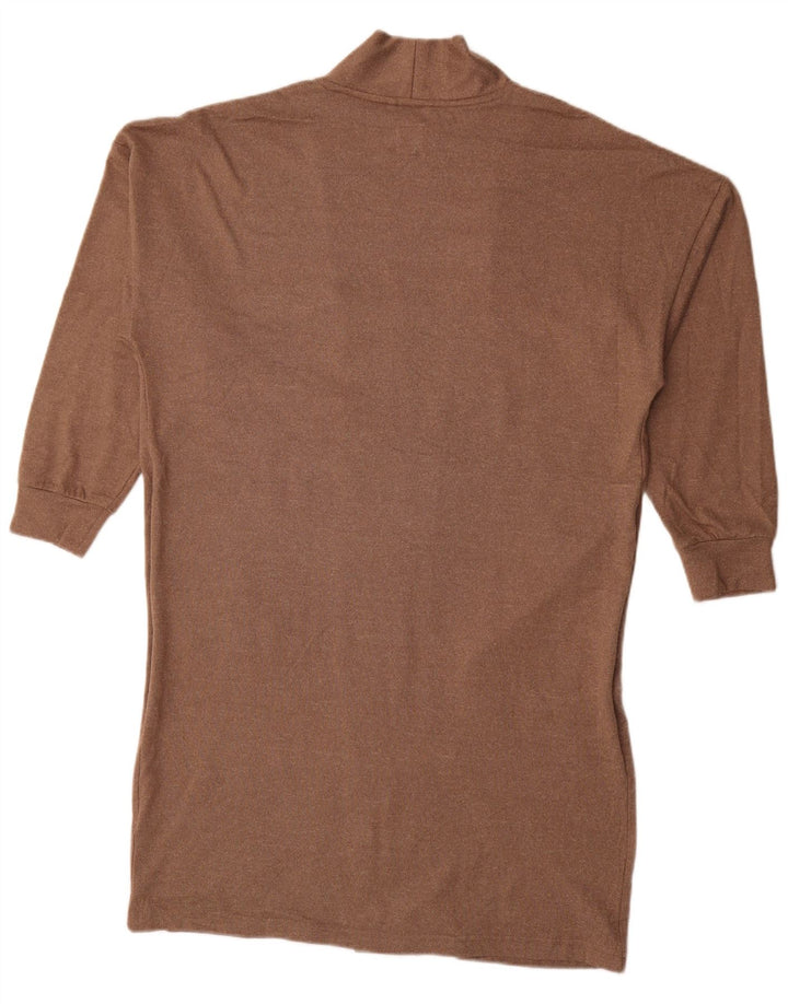 John Lewis Γυναικείο Longline Oversized πουλόβερ ζακέτα UK 14 Μεσαίο καφέ