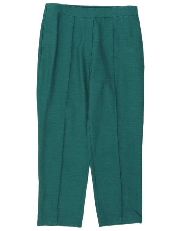 Marks & Spencer Γυναικείο κωνικό casual παντελόνι UK 16 Large W34 L27 Blue