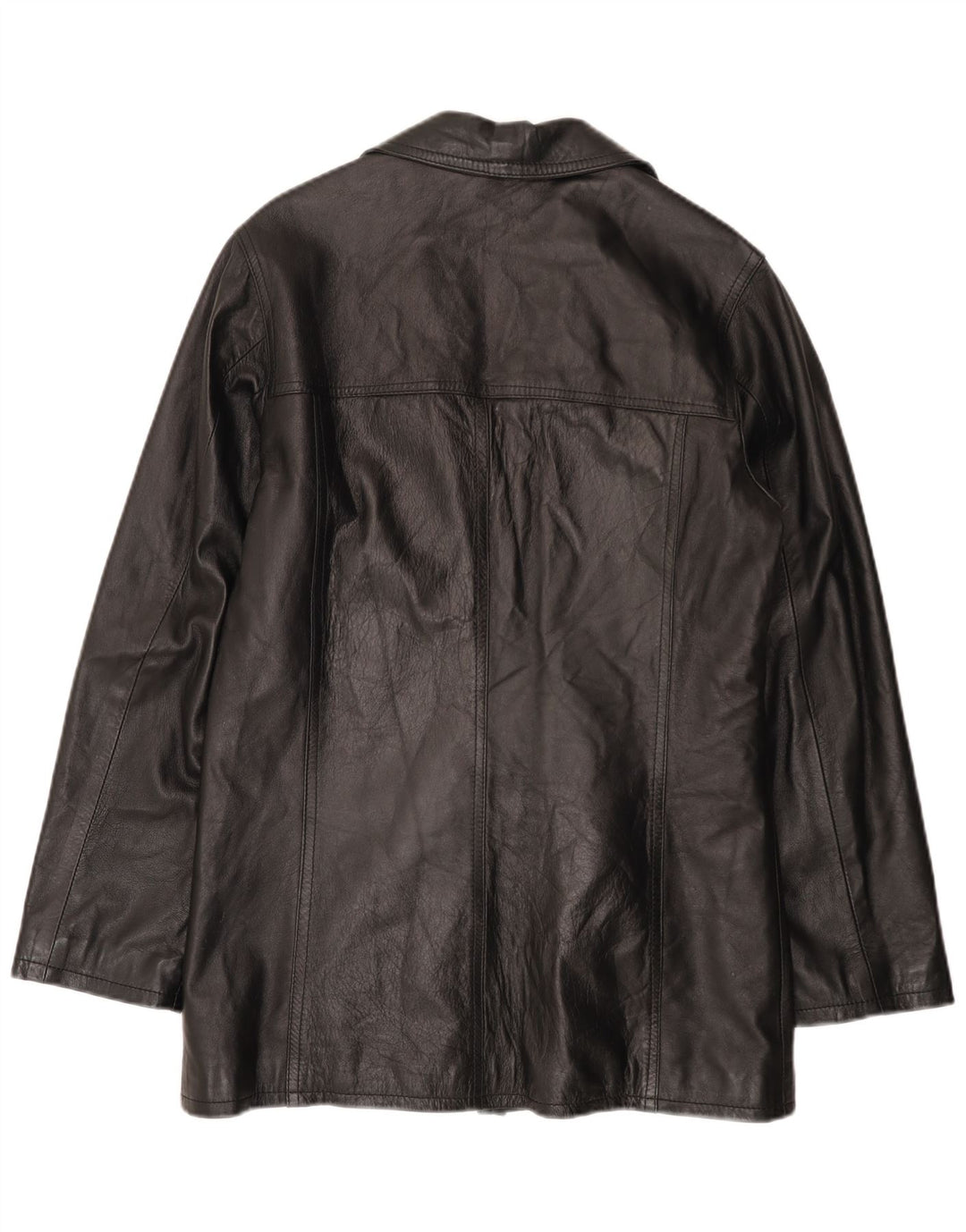 HELEN HUBERT Ανδρικό Δερμάτινο Μπουφάν UK 38 Medium Black Leather