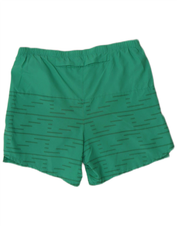Ανδρικό αθλητικό σορτς Nike Dri Fit Μικρό πράσινο ριγέ πολυεστέρα