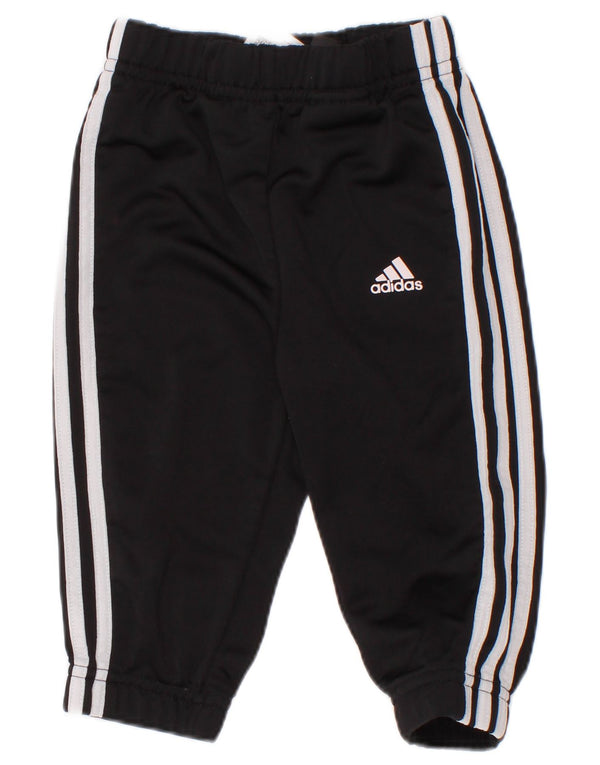 Παντελόνι αθλητικής φόρμας Adidas Baby Boys Joggers 6-9 μηνών μαύρο πολυεστέρα