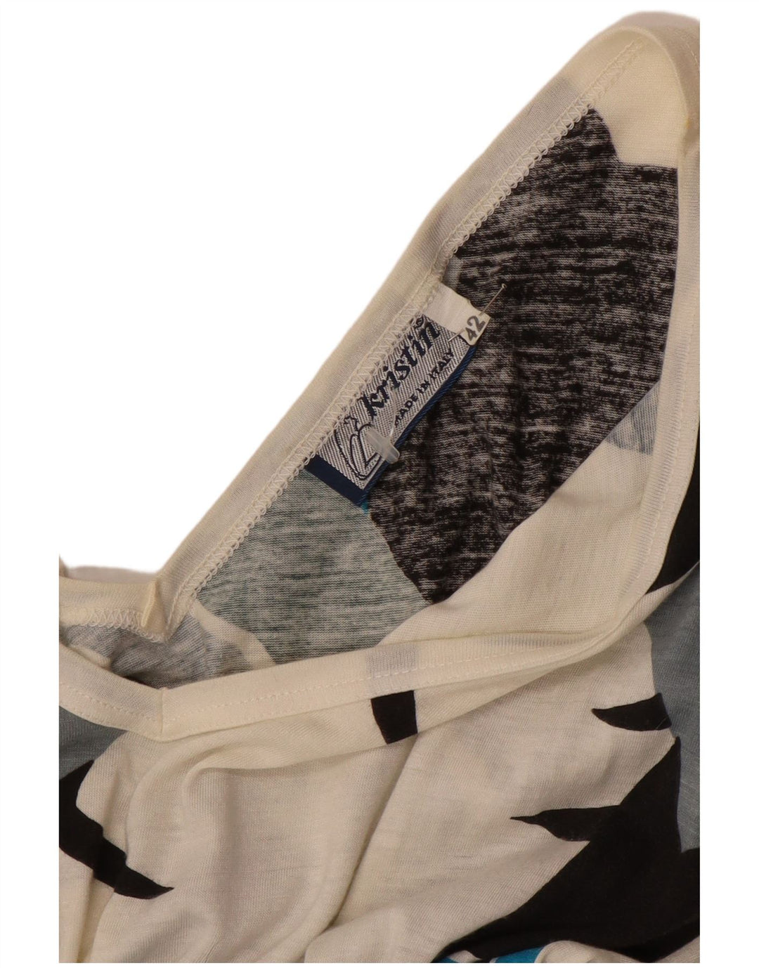 Vintage Γυναικείο Abstract Pattern Φόρεμα A-Line IT 42 Medium πολύχρωμο