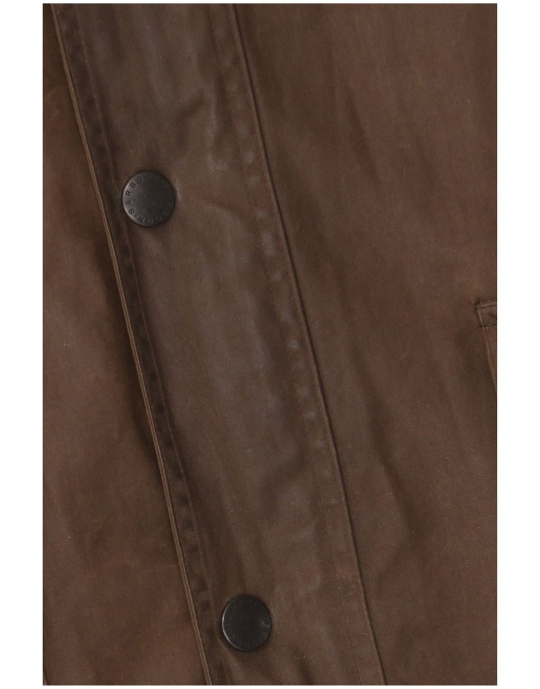 BARBOUR Ανδρικό κερωμένο βαμβακερό μπουφάν UK 42 XL καφέ πολυουρεθάνης