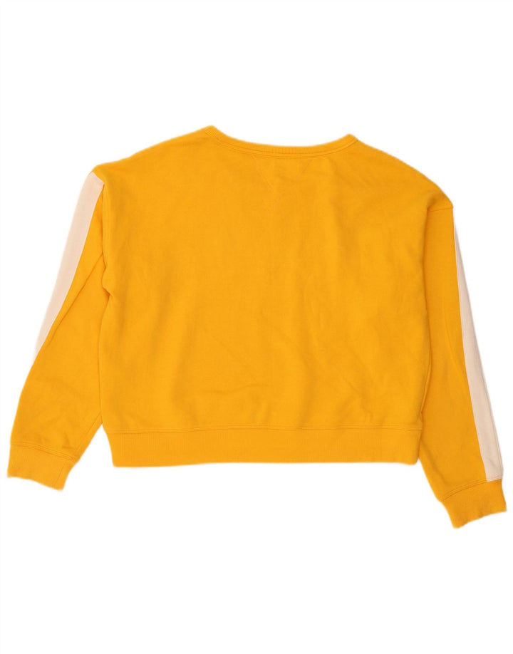 Γυναικεία φούτερ Tommy Hilfiger Crop Jumper UK 14 Medium Yellow